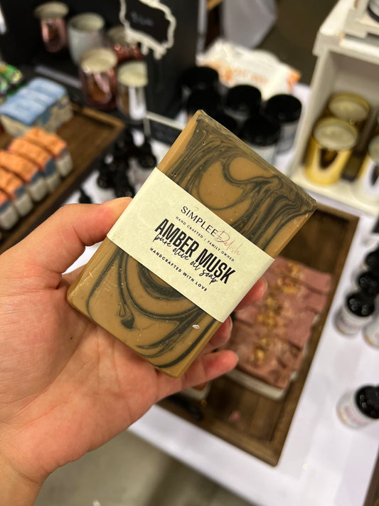 Amber Musk - Pure Olive Oil Soap Bar