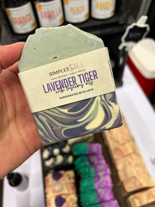 Lavender Tiger Soap Bar