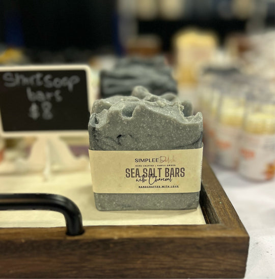 Sea Salt & Charcoal Soap Bars - Simplee Delish