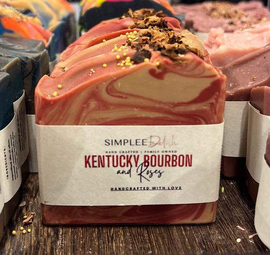 Kentucky Bourbon & Roses Soap Bar