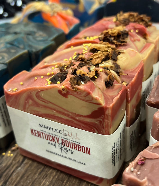 Kentucky Bourbon & Roses Soap Bar