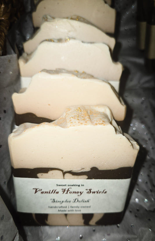 Vanilla Honey Swirl Soap